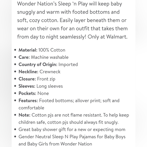 🧮6/$20 Wonder Nation Unisex PJs x2 Ivory & Safari Animals Sz. 0-3 mos - Picture 3 of 9